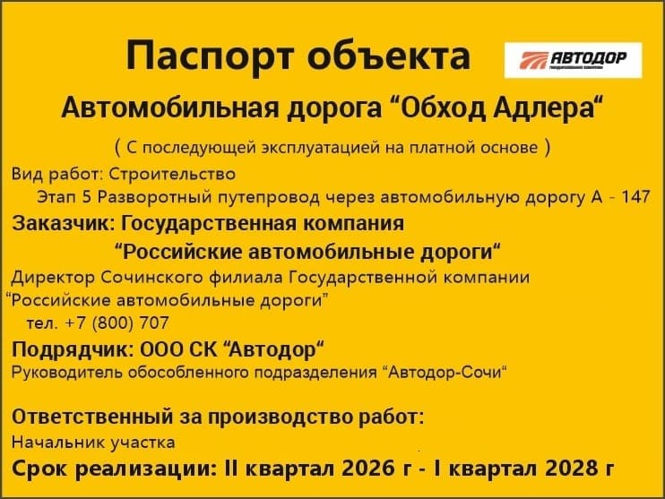 Паспорт объекта