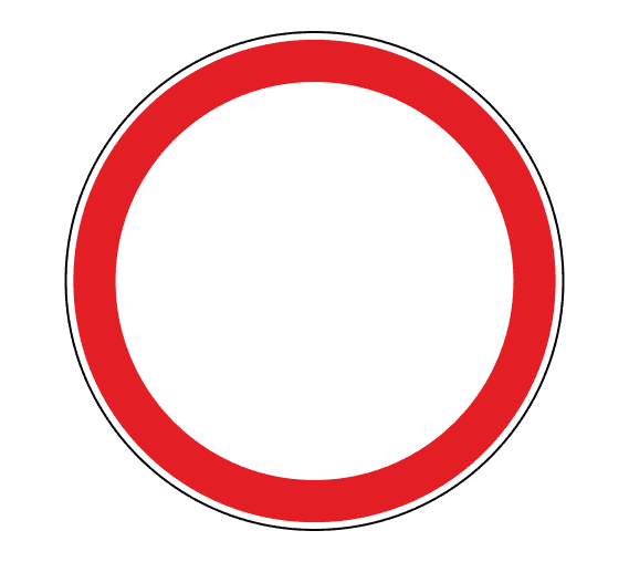 Дорожный знак 3.2 Движение запрещено
