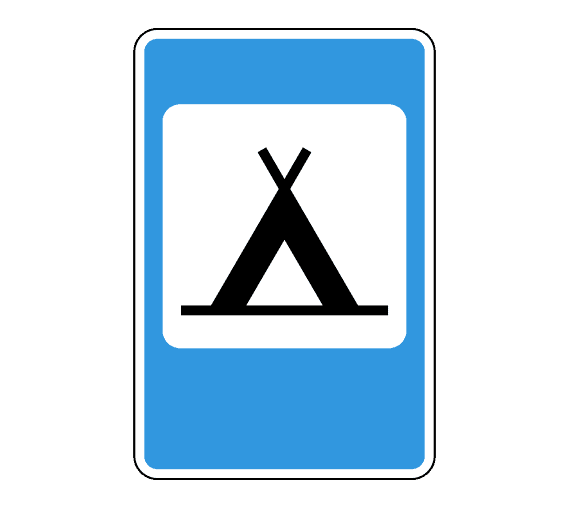 Дорожный знак 7.10 Кемпинг